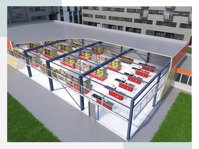 Строительство магазинов в Люберцы от 631 руб. за м²