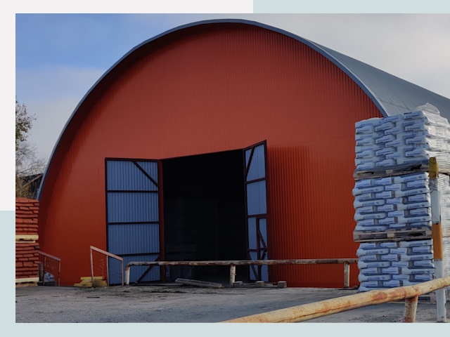 Полукруглые ангары по цене от 631 руб. в Люберцы