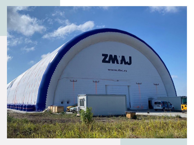 Брендирование ангаров в Люберцах