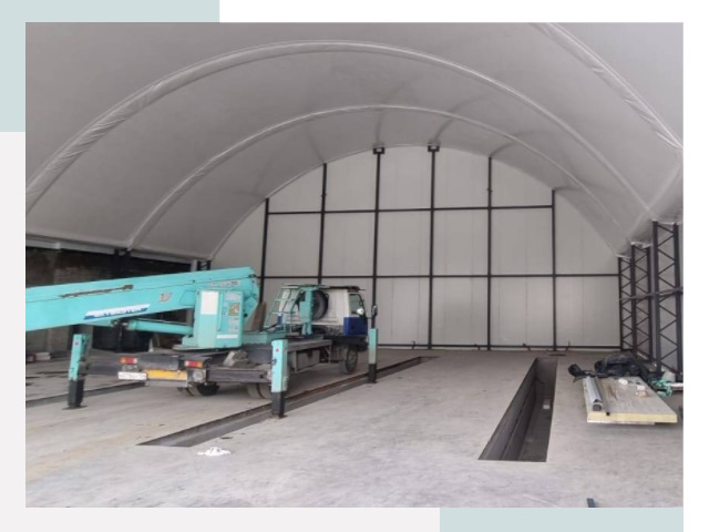 Внутреннее оснащение ангаров в Люберцах