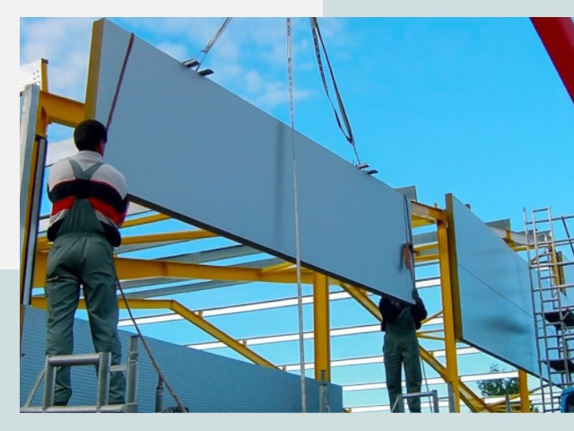 Монтаж сэндвич-панелей в Люберцах от 631 руб.