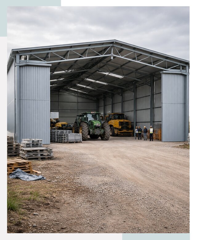 Ангары для сельхозтехники в Люберцах от 21042 р. | СтальСтрой-Люб