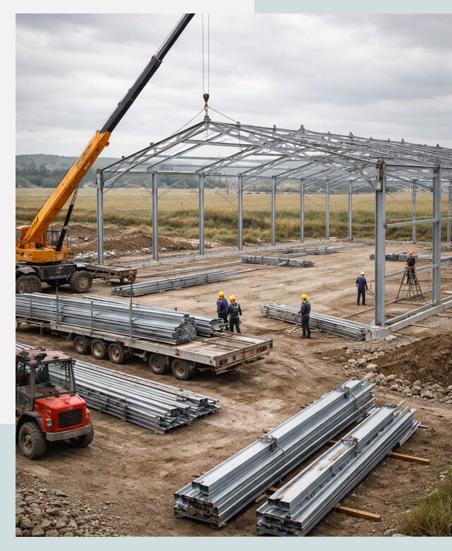 Строительство ангаров для сельхозтехники в Люберцах под ключ