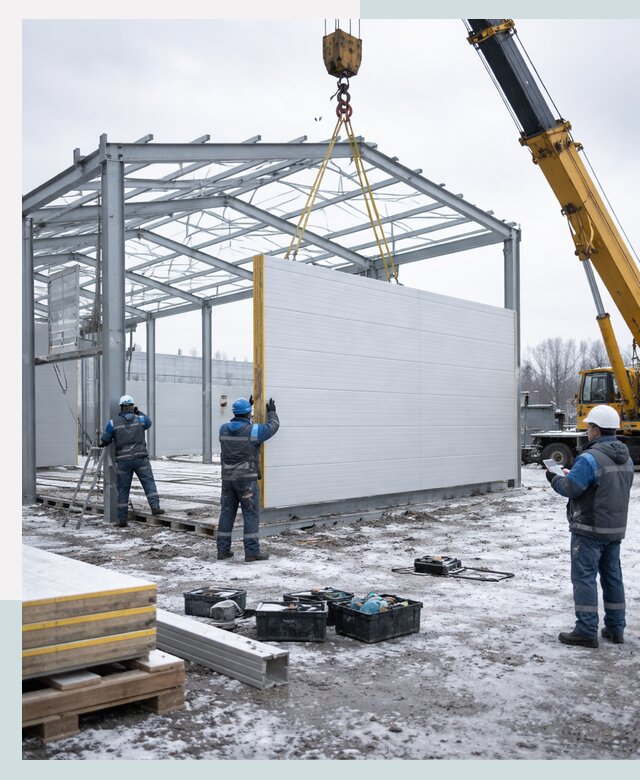 Строительство холодильных складов под ключ в Люберцах