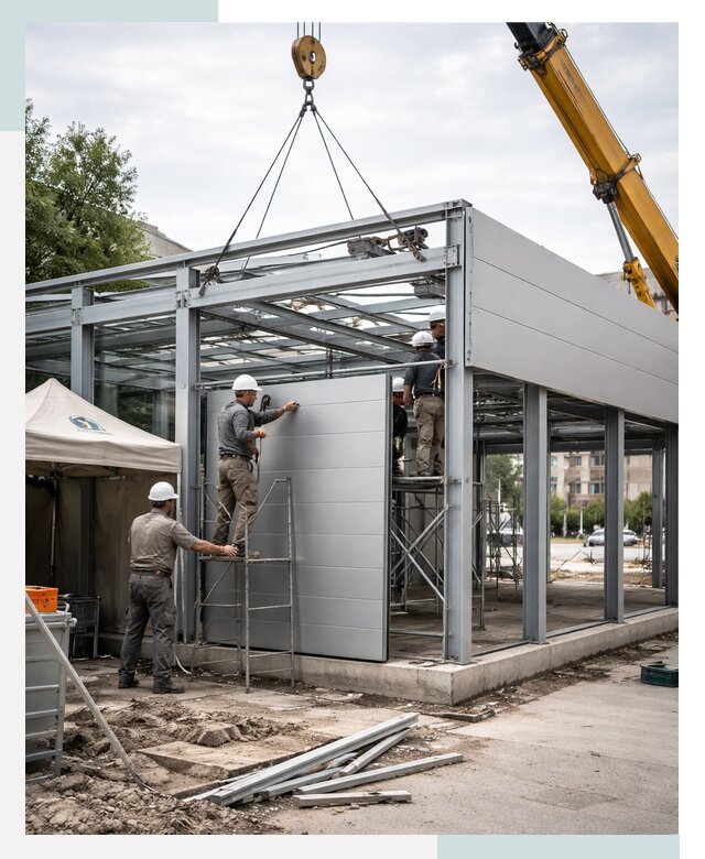 СтальСтрой-Люб: торговый павильон под ключ в Люберцах от 36824 р.