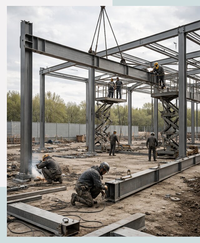 Строительство выставочных павильонов из металлоконструкций в Люберцах