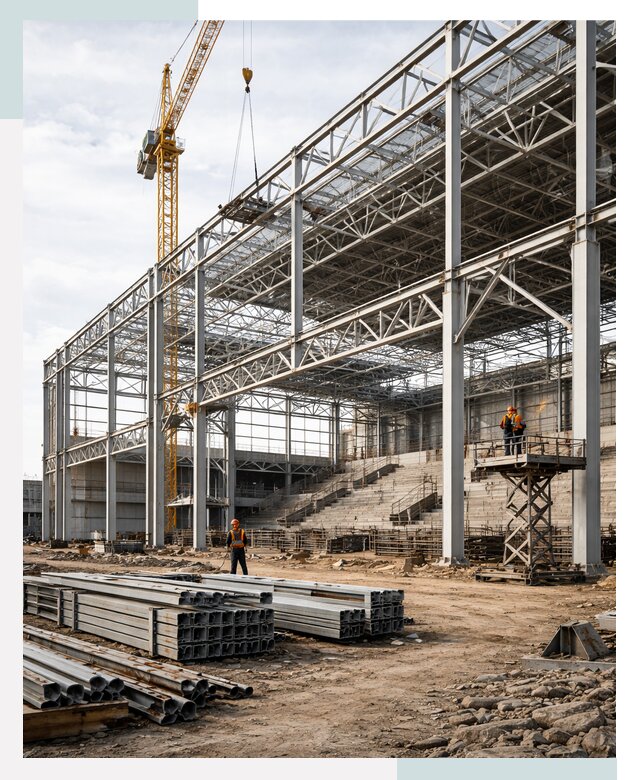 Строительство спортивных комплексов в Люберцах от 31563 р. | СтальСтрой-Люб